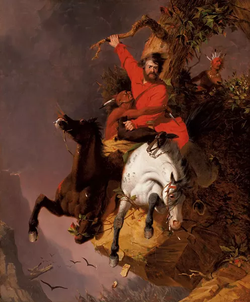 "The Death Struggle" by Charles Deas - IMAGES COURTESY OF SHELBURNE MUSEUM