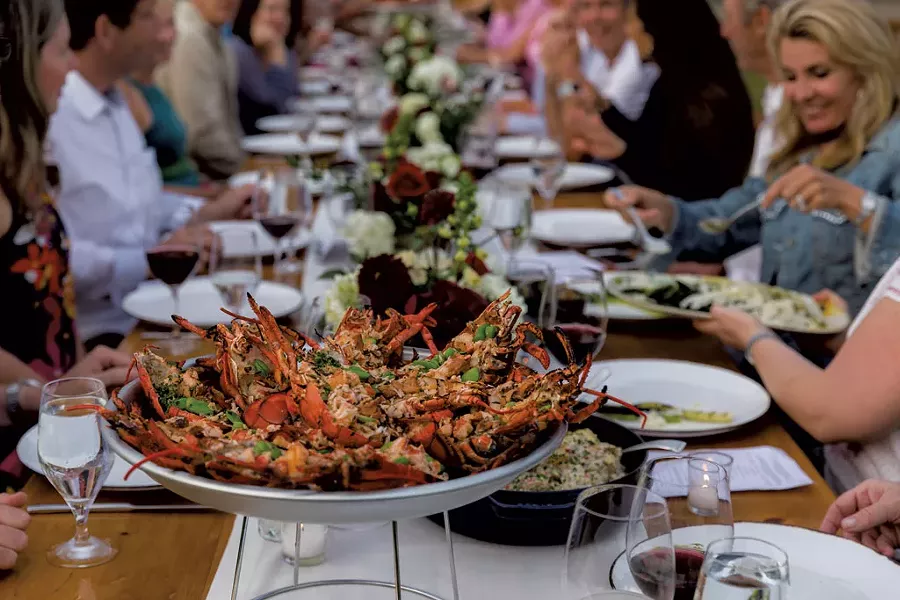 Farm Table Fridays dinner at Stowe Mountain Lodge - COURTESY OF JESSE SCHLOFF PHOTOGRAPHY