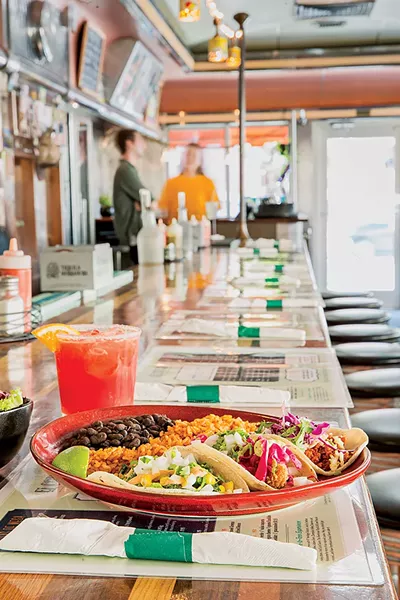 Tacos at El Cortijo - OLIVER PARINI