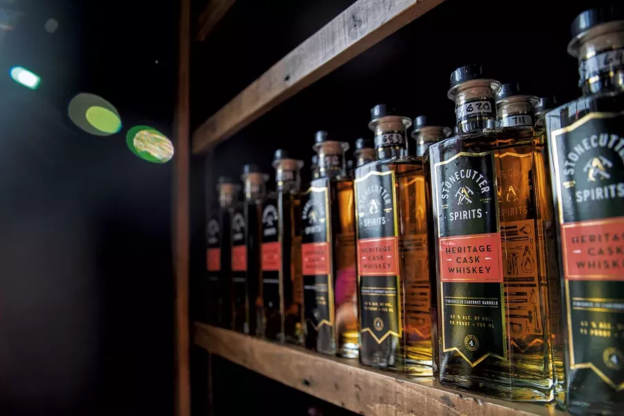 The whiskey at Stonecutter Spirits Highball Social - JAMES BUCK