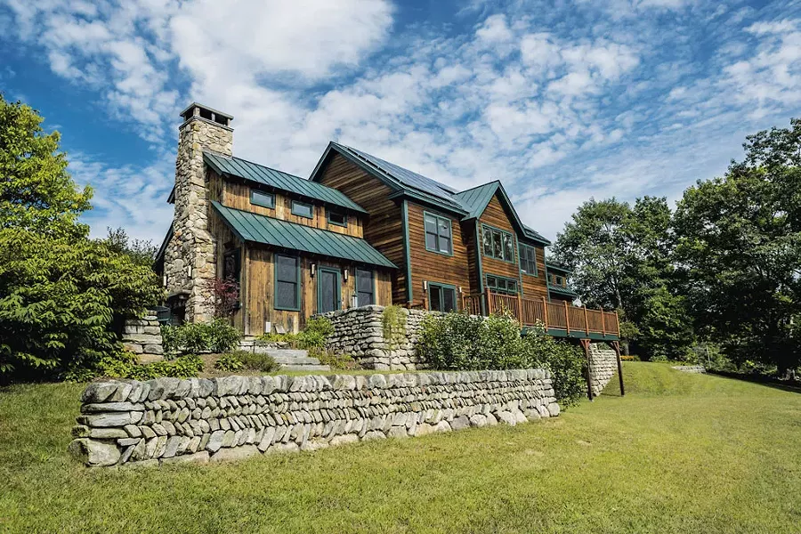 The home of Jen and Ian Lutz, owners of Cas-Cad-Nac Farm in Weathersfield - TOM MCNEILL
