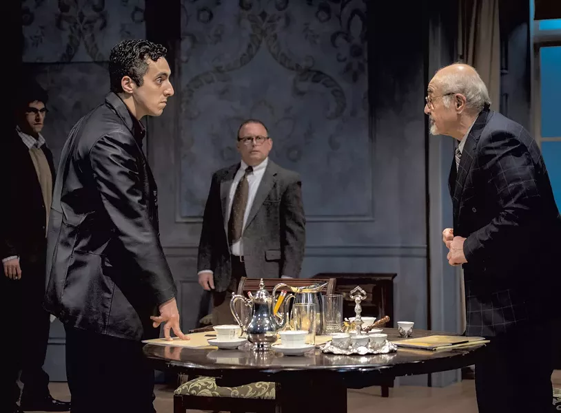 From left: Max Samuels, Matthew Cohn, Todd Cerveris and Tom Mardirosian - COURTESY OF KATA SASVARI