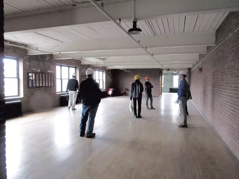 Memorial Auditorium's second-floor lobby - AMY LILLY