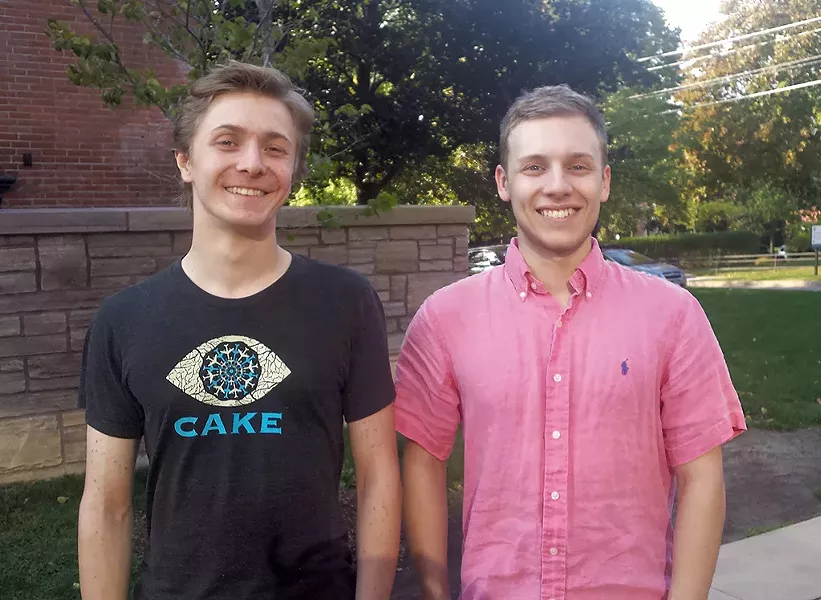 Amos Bryne (left) and Luke Charland