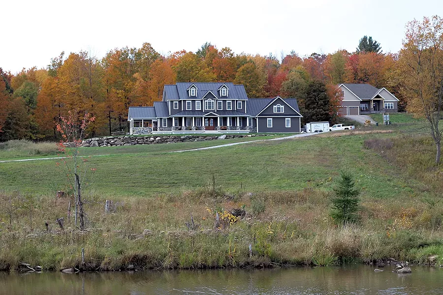 Corey Bertrand's property in Franklin - PAUL HEINTZ