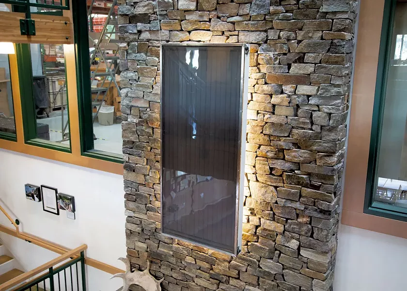 The solar panel - COURTESY OF NRG SYSTEMS