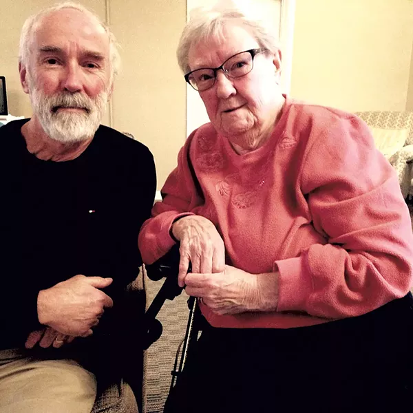 Barbara Deslaurier with her son Craig - MOLLY WALSH