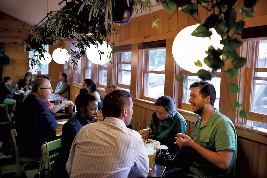 Diners at Samurai Soul Food - FILE: SARAH PRIESTAP