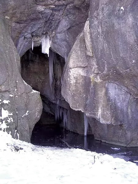 The entrance to the cave - COURTESY OF WINOOSKI VALLEY PARK DISTRICT