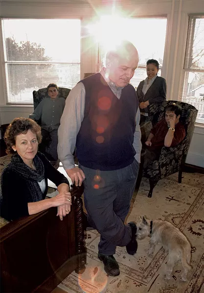 Peter Clavelle and family - MATTHEW THORSEN