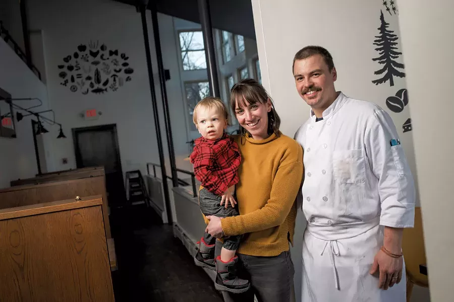 Caroline and Matt Corrente with their son, Casey - CALEB KENNA