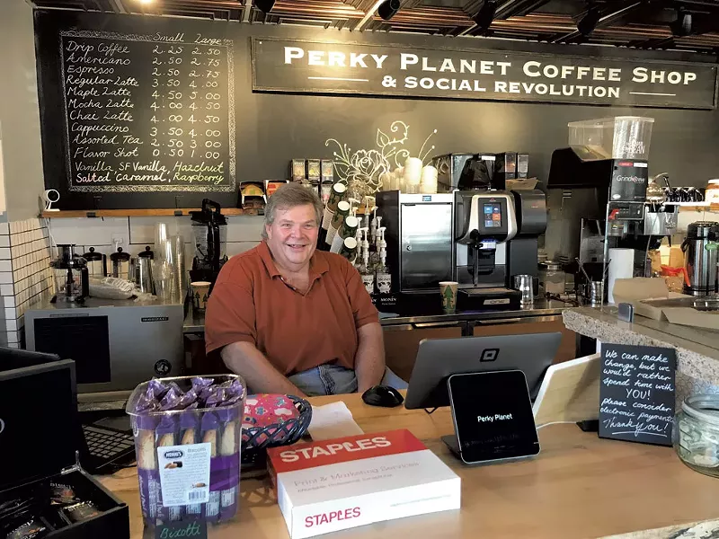 Richard Vaughn of Perky Planet Coffee - COURTESY OF PERKY PLANET COFFEE