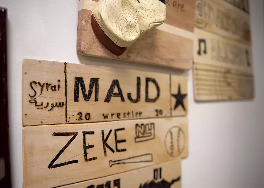 Artworks made by Majd and other students - JAMES BUCK