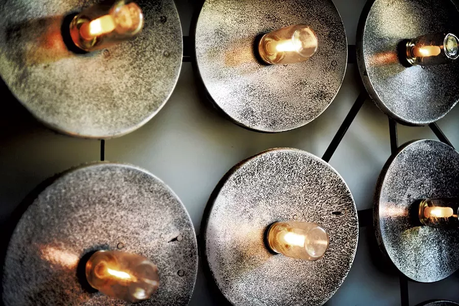 Johnny Swing's light fixtures - COURTESY OF PAUL SPECHT