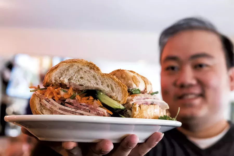 Vietnamese-style banh mi sandwich - TOM MCNEILL
