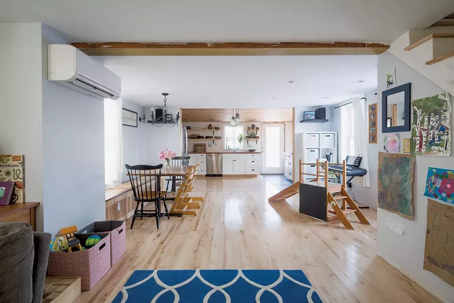 The open-concept first floor - OLIVER PARINI