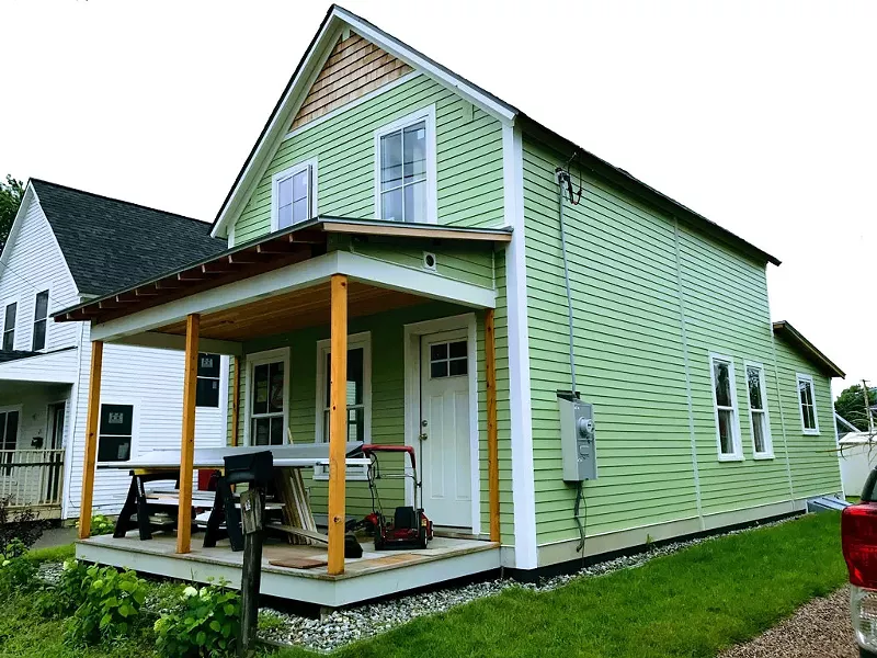September 2017: The house is complete but for some carpentry projects. - COURTESY OF GRAHAM MACHARG