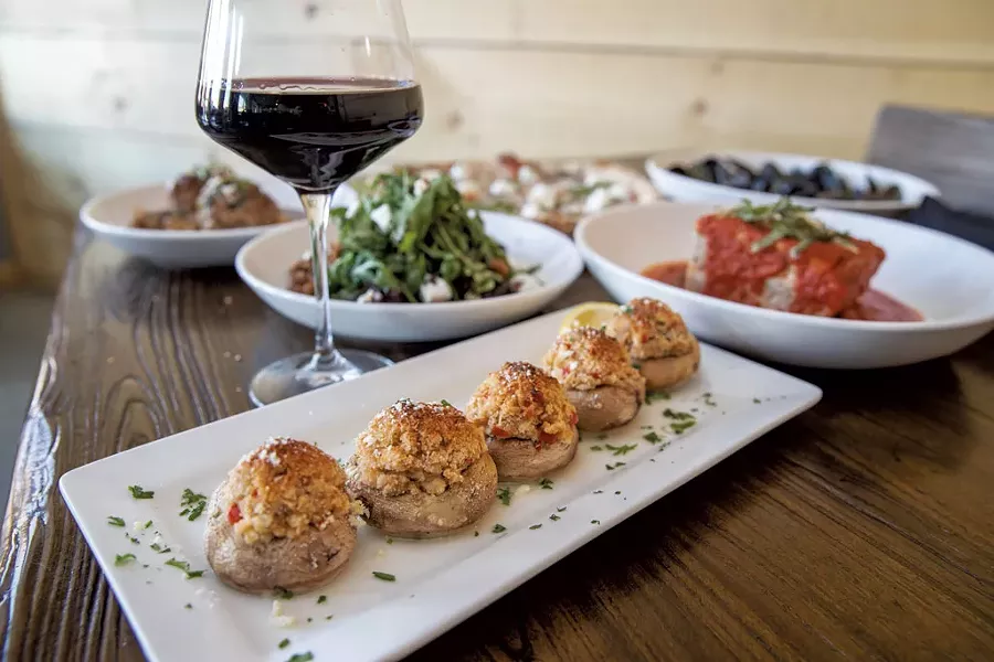 Stuffed mushrooms - JAMES BUCK