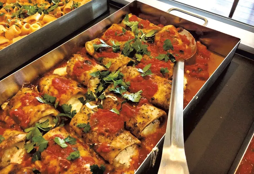 Eggplant rollatini - PHOTOS COURTESY OF SAUCE ITALIAN SPECIALTIES