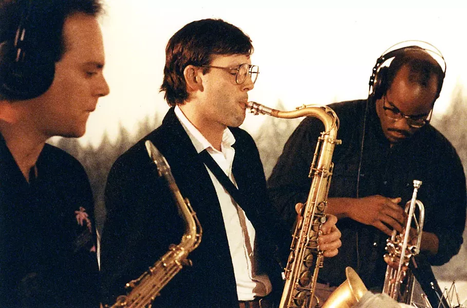 Left to right: Dave Grippo, Russ Remington and Joey Sommerville - COURTESY OF BURLINGTON DISCOVER JAZZ FESTIVAL