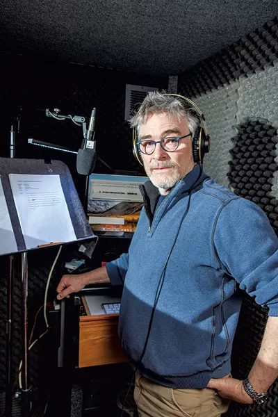 Tom Bodett in his home studio in Dummerston - ZACHARY P. STEPHENS