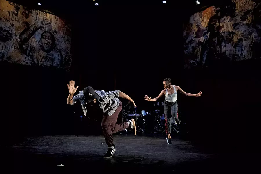 Maleek Washington (left) and Yusha-Marie Sorzano - COURTESY OF CHRISTOPHER DUGGAN