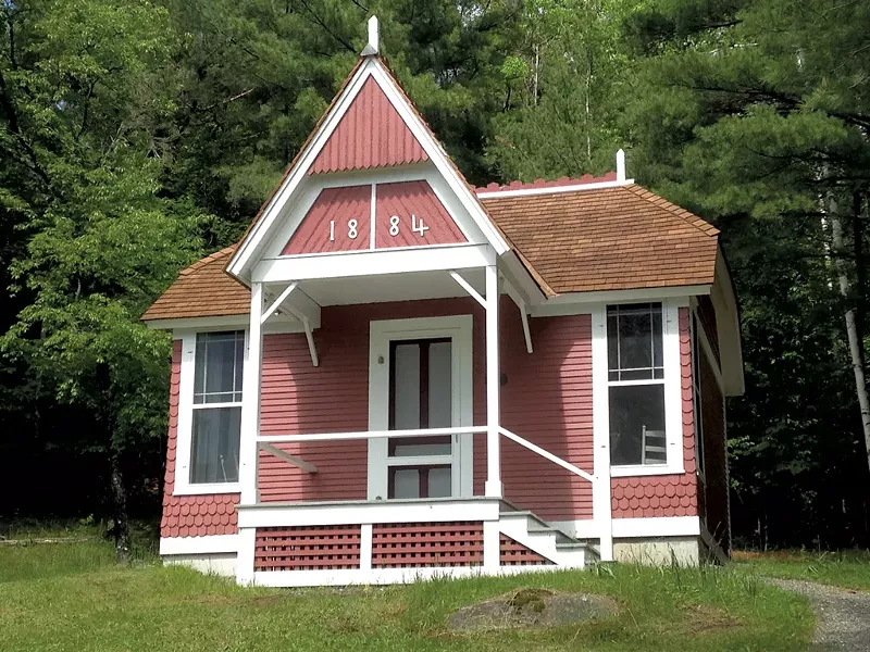 Little Red, a healing cottage built in 1884 - COURTESY OF THE TRUDEAU INSTITUTE