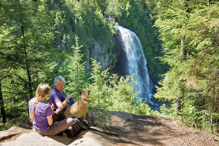 One of the viewpoints for OK Slip Falls - COURTESY OF MIKE LYNCH