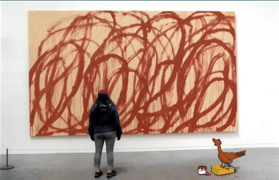 "Hen at Tate" - IMAGE COURTESY OFJAMES VALASTRO