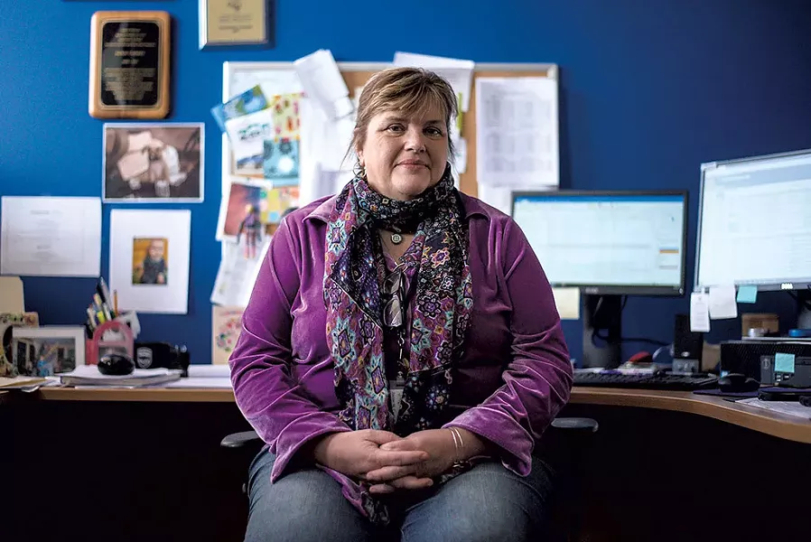 Jackie Corbally, Burlington's Opiate Policy Manager - GLENN RUSSELL
