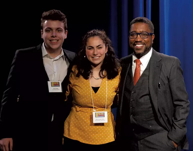 From left: Sam Bulpin, Vera Escaja-Heiss and Major Jackson