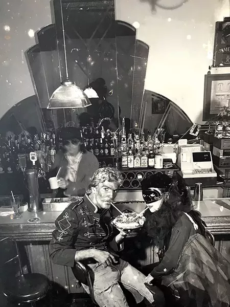 Former Sneakers owner John Gouvin (left) - COURTESY OF SNEAKERS BISTRO