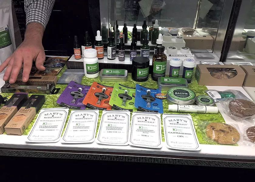 Products at Champlain Valley Dispensary - SASHA GOLDSTEIN