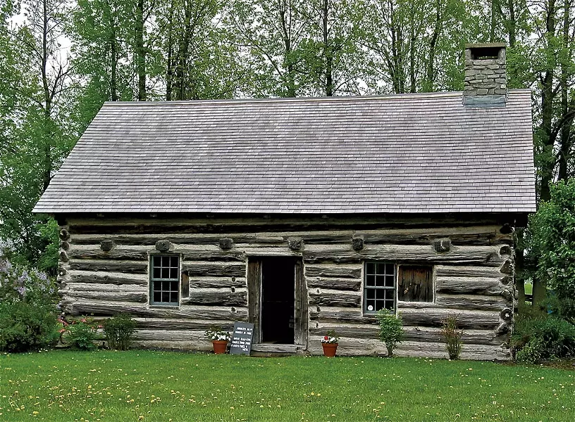 Hyde Log Cabin - COURTESY OF GRAND ISLE HISTORICAL SOCIETY