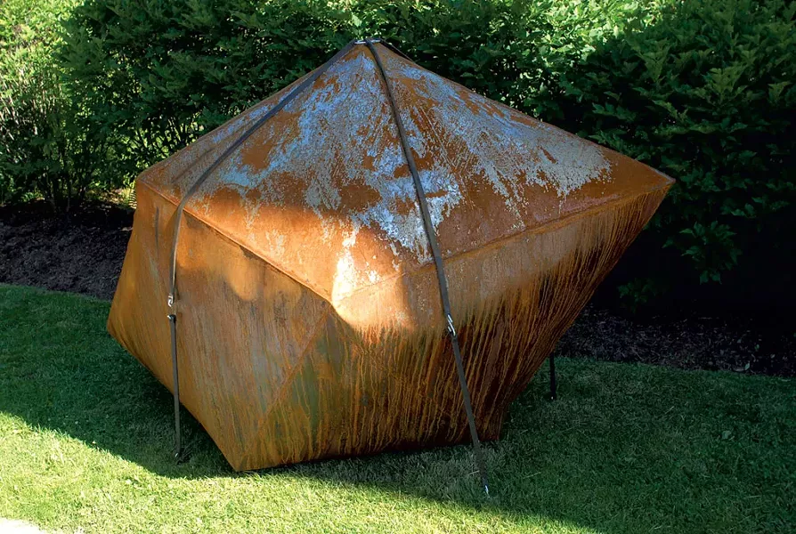 "Reverse Trapezohedron" by Rodrigo Nava - HELEN DAY ART CENTER