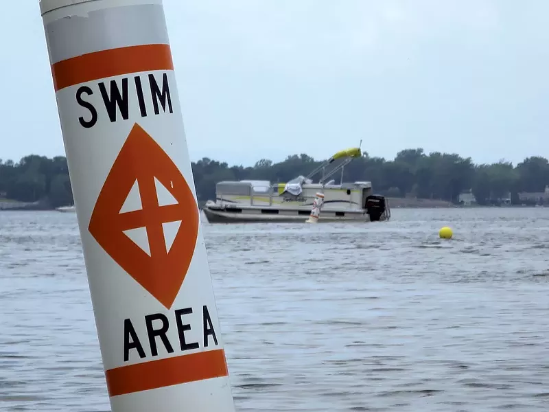 A buoy off the property - MATTHEW THORSEN