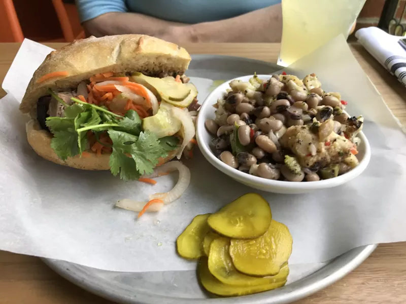 Brisket BBQ Banh Mi at Bluebird Barbecue - SOPHIE X. POLLAK