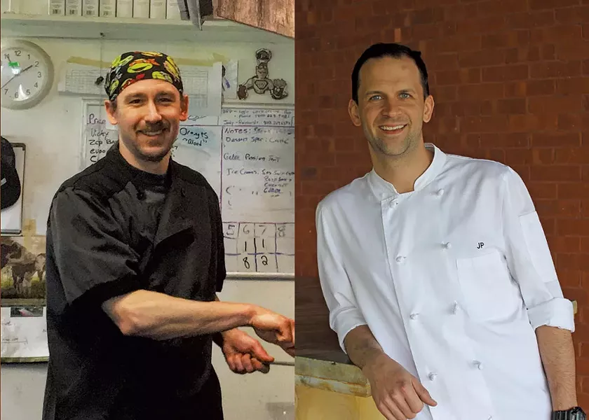 Chuck Spock (left) and John Patterson - COURTESY OF SHELBURNE FARMS AND CHUCK SPOCK