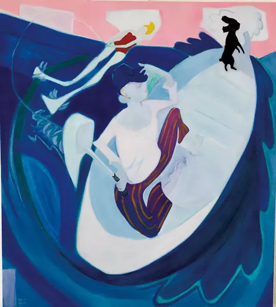 "Scallywags and Muse" by Mark Barry - COURTESY OF JUNE ANDERSON