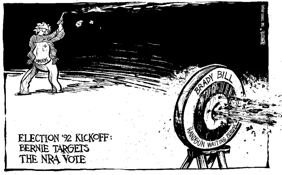 A Tim Newcomb cartoon first published in 1991 - COURTESY