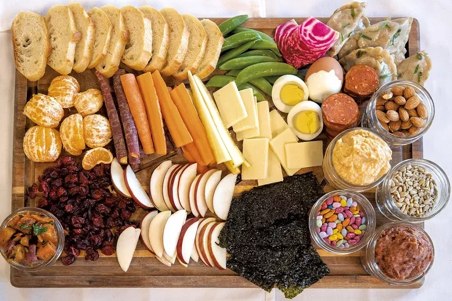 Finished snack board - JAMES BUCK
