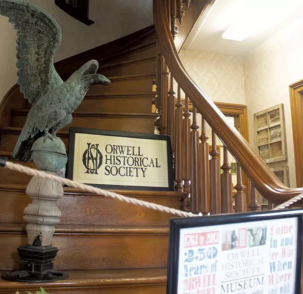 Stairs leading to the museum - DEREK BROUWER