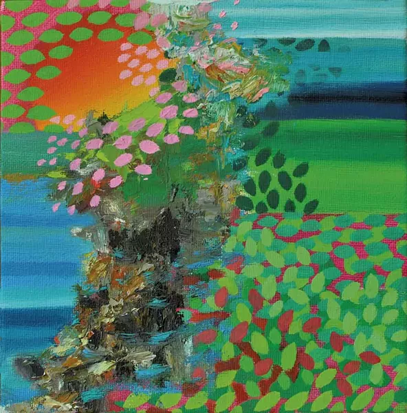 "Switchbacks #17" by Arista Alanis - COURTESY OF HALL ART FOUNDATION