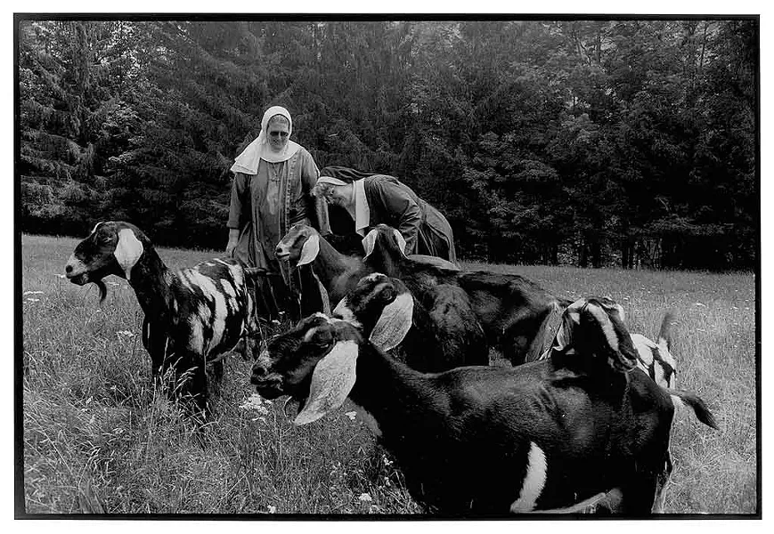 "The Sisters of St. Mary's Convent Northern Spy Farm, Vermont" - COURTESY OF BMAC