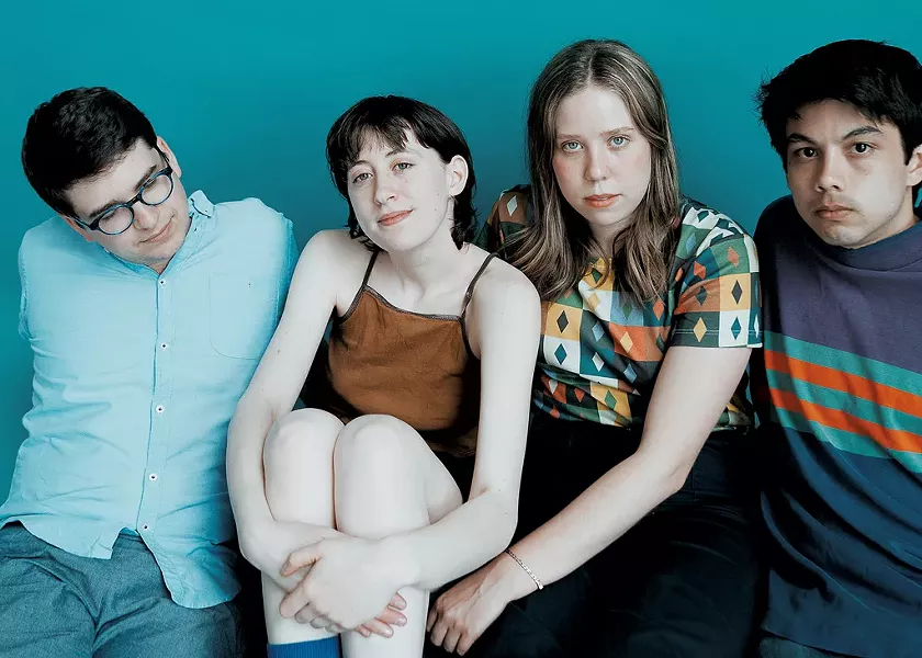 Frankie Cosmos, from left: Luke Pyenson, Greta Kline, Lauren Martin and Alex Bailey - COURTESY OF JACKIE LEE YOUNG