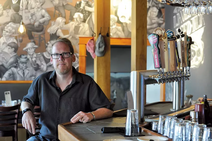 Jeff Larkin, owner of Arvads Grill - JEB WALLACE-BRODEUR