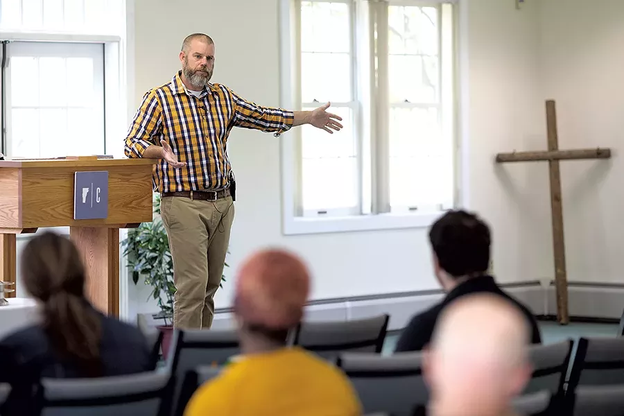 Cornerstone Church Pastor Marty Bascom - BEN DEFLORIO