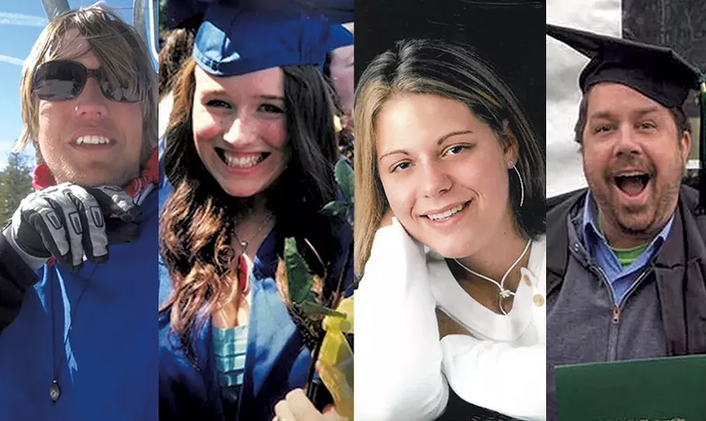 (Left to right): Brennan Joseph Dekeersgieter, Jenna Rae Tatro, Alexa Rose Cioffi and Jesse Palker