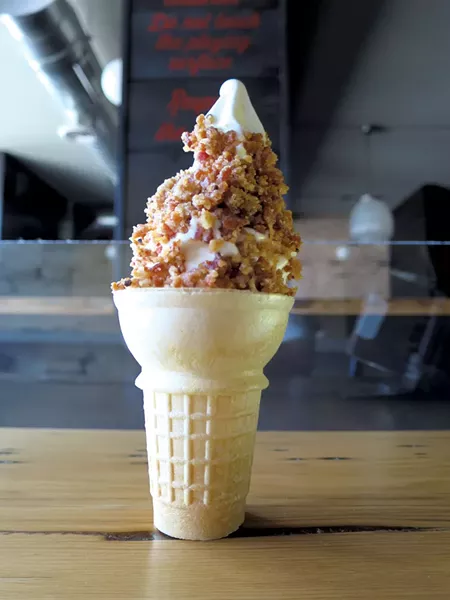 Maple creemee with bacon sprinkles - MATTHEW THORSEN