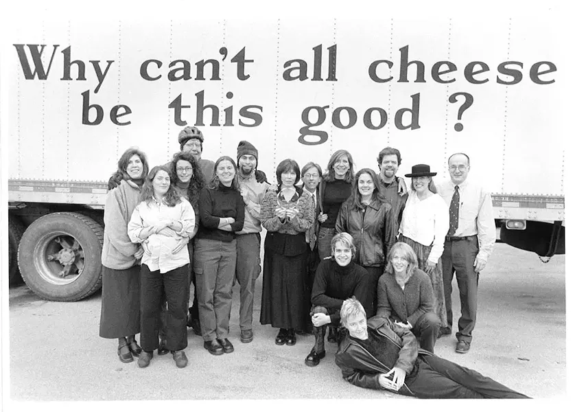 BACK: Michelle Brown, Lucy Howe, Paula Routly, Peter Freyne, Eve Jarosinski, Colby Roberts, Pamela Polston, Dave Booth, Tara Vaughan-Hughes, Hope Corbin, Rick Woods, Alice Christian, George Thabault. - FRONT: Don Eggert, Diane Sullivan, Kristi Batchelder. - PHOTO: Matthew Thorsen.